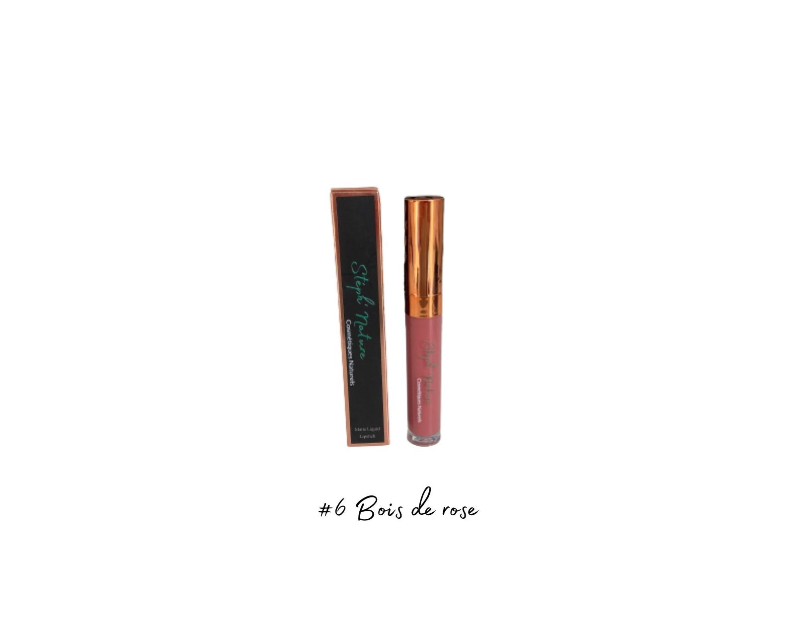 Rouge à lèvres #006 Bois de Rose liquide mat imperméable