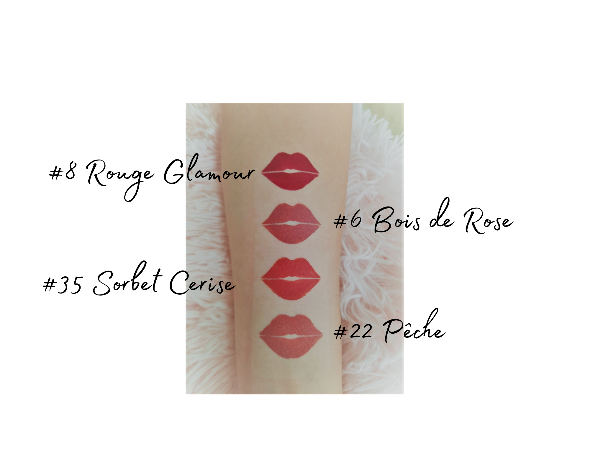 Rouge à lèvres # 008 Rouge Glamour liquide mat imperméable