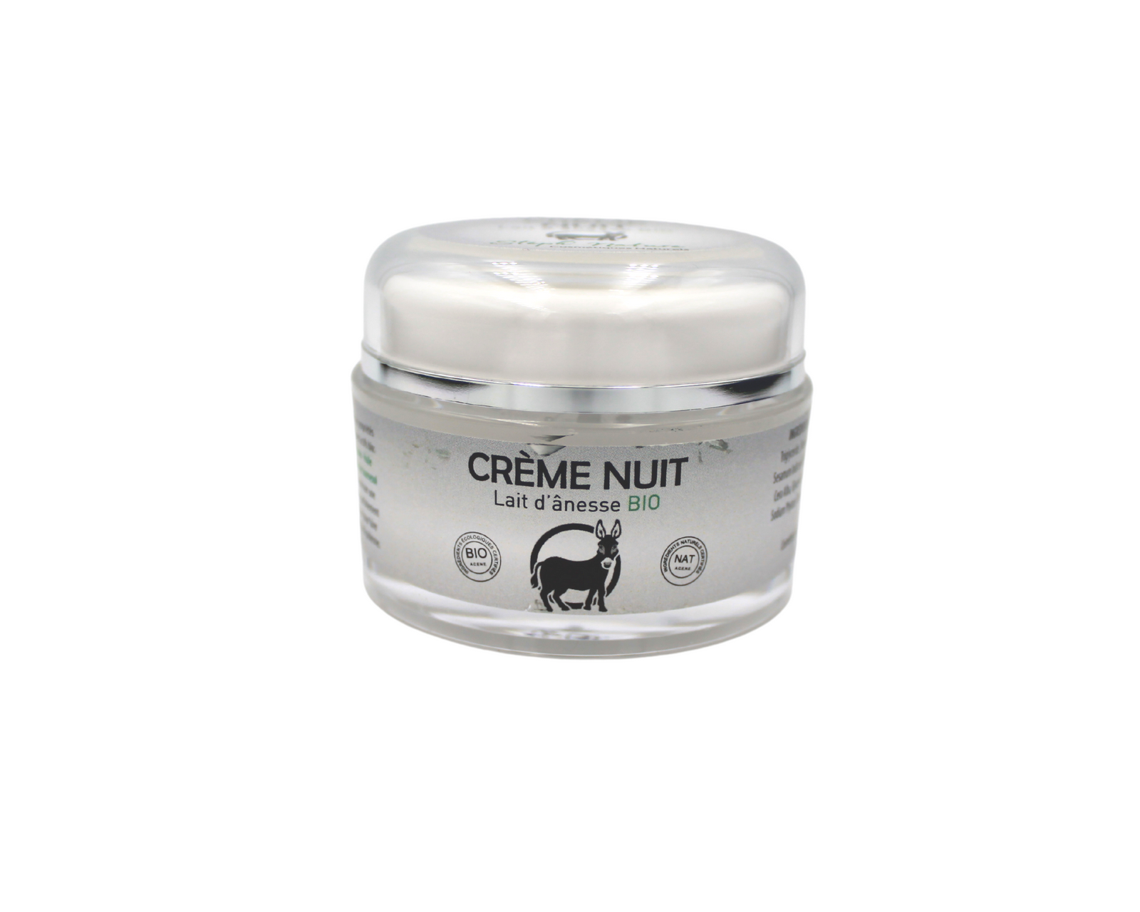 Crème nuit lait d' ânesse Bio