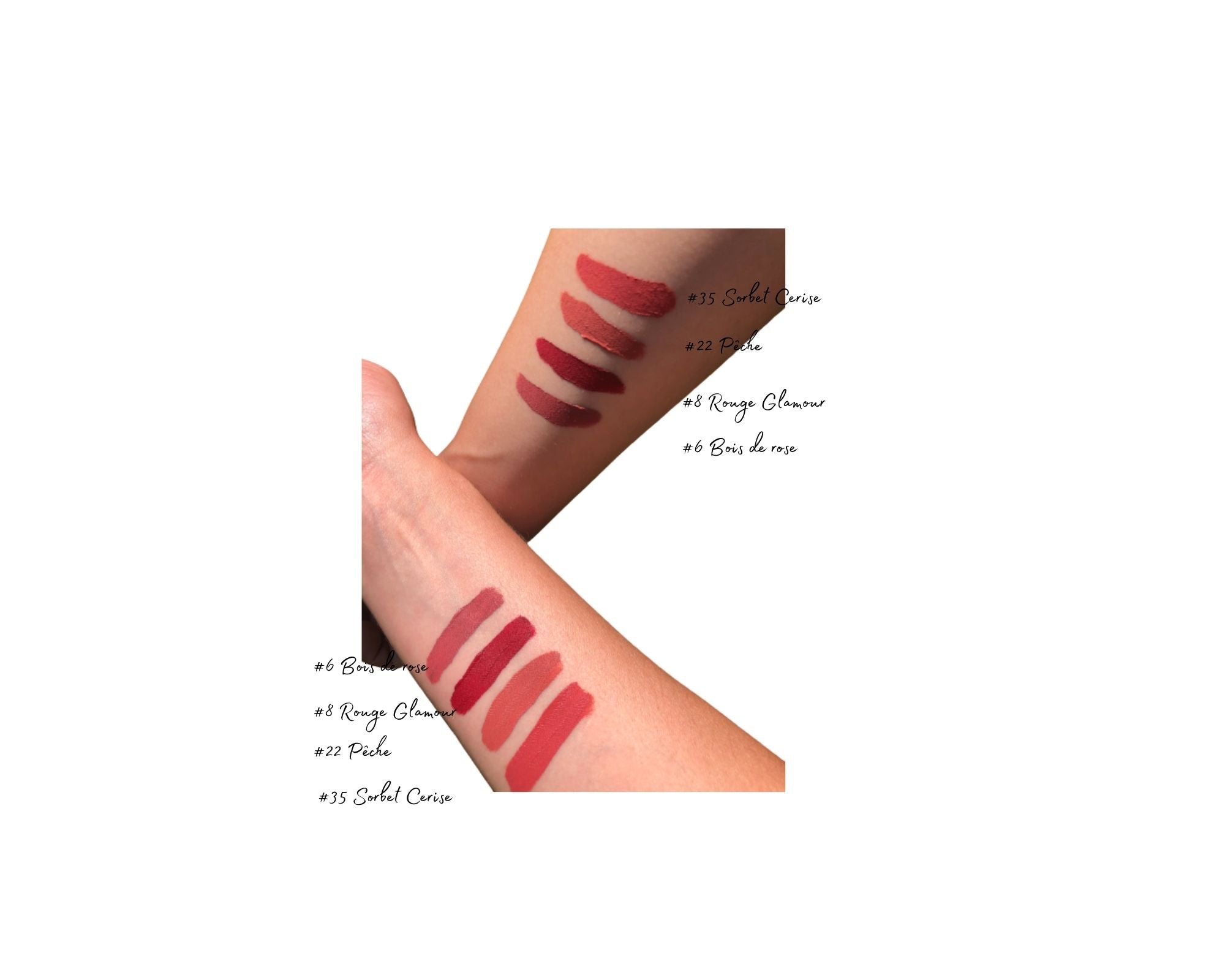 Rouge à lèvres #035 Sorbet cerise liquide mat imperméable
